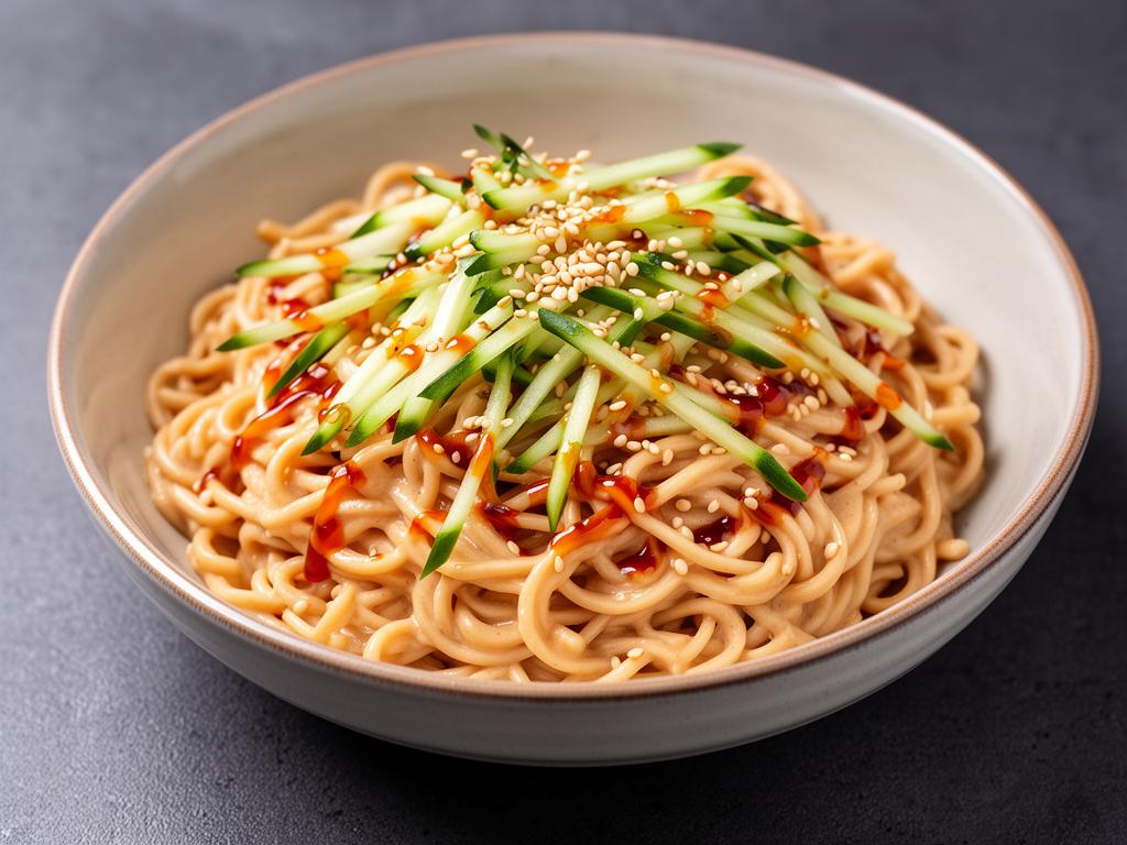 Cold Sesame Noodles (芝麻凉面) — Summer Noodles with Rich Sauce