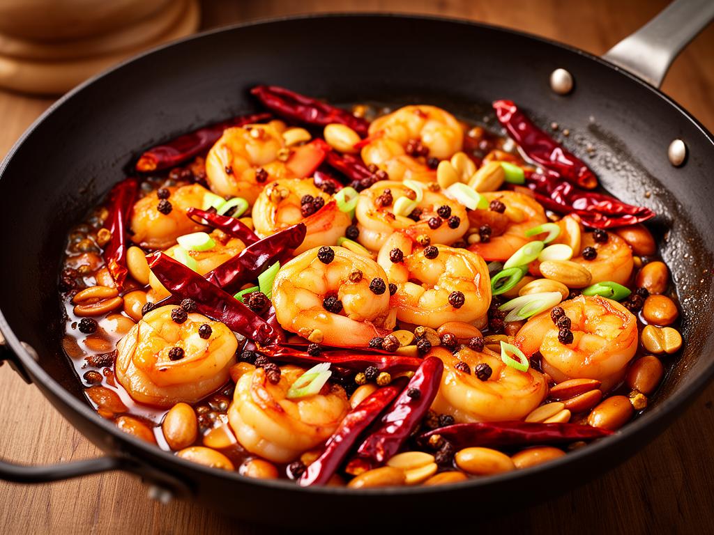 Kung Pao Shrimp — Quick Sichuan Stir-Fry